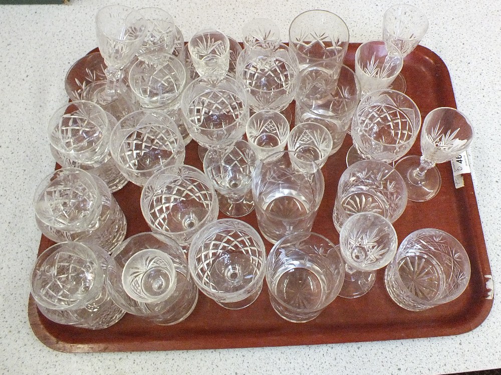 Various cut drinking glasses, - Image 2 of 2