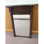 A 19th Century mahogany overmantel mirror