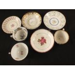 Various early 19th Century English tea wares