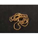A 9ct gold chain (as found)
