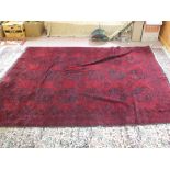 An Afghan carpet,