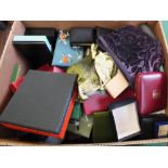 A box of jewellery boxes