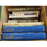 Various volumes on ancient Egypt (two boxes)