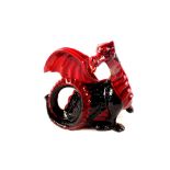 A Royal Doulton Flambe dragon, HN 3552,