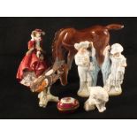 A Royal Doulton figurine Top O The Hill, Russian horse,