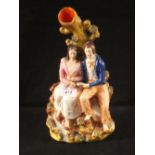 A Victorian Staffordshire group,