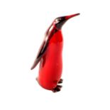 A Royal Doulton Flambe penguin,