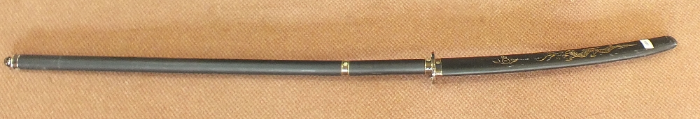A decorative Japanese style Naginata Polearm - Image 2 of 2