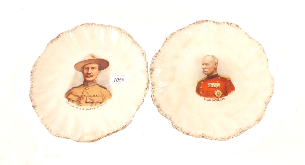 A pair of Boer war era plates,