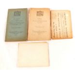 Various WWII ephemera including booklet 'Treatment of German Nationals in Germany 1938-1939' and a