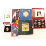 A cased 2002 proof collection set, minting the two pound trial piece, 1997 commemorative crown,