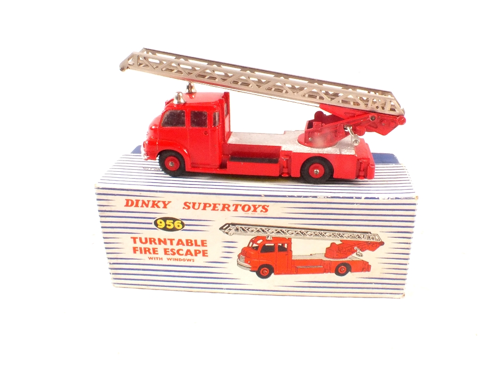 A boxed Dinky 956 turntable fire engine