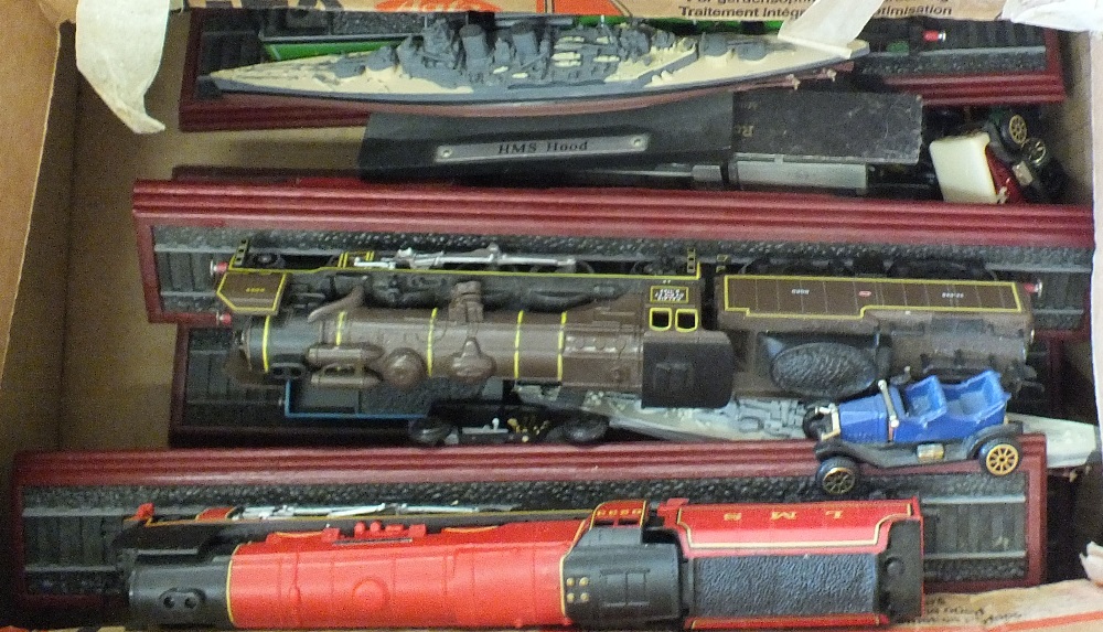 Various static model railway engines etc