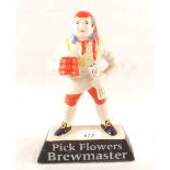 A Carlton ware Pick Flowers Brewmaster advertising figure