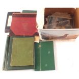 Various stamp albums and ephemera