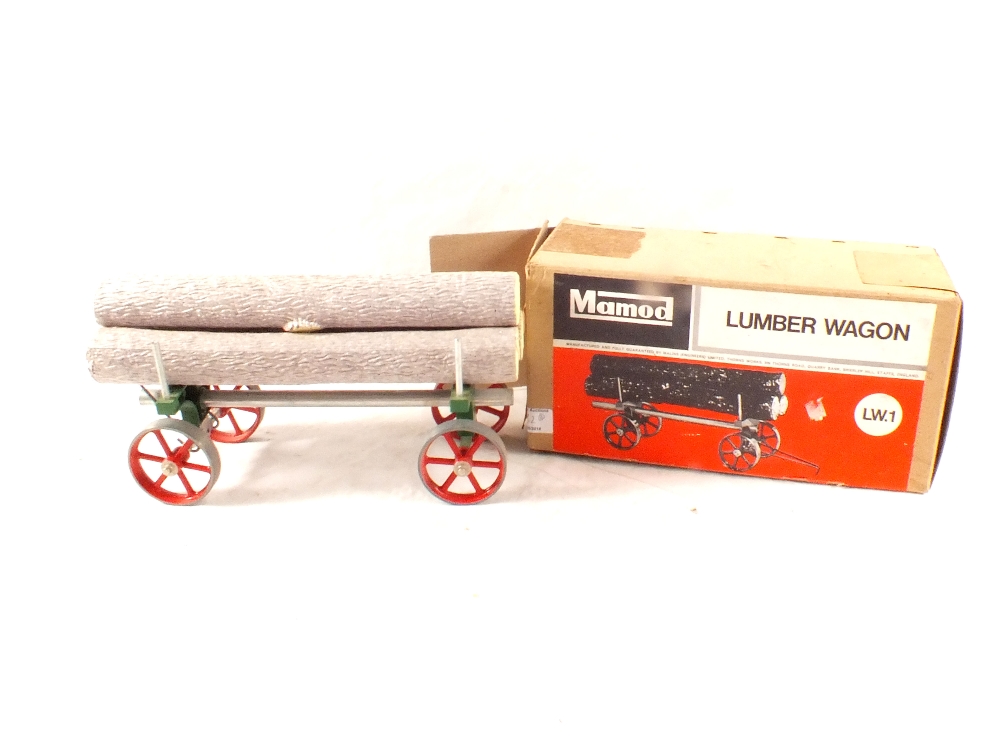 A boxed Mamod OWI open wagon plus LWI lumber wagon - Image 2 of 2