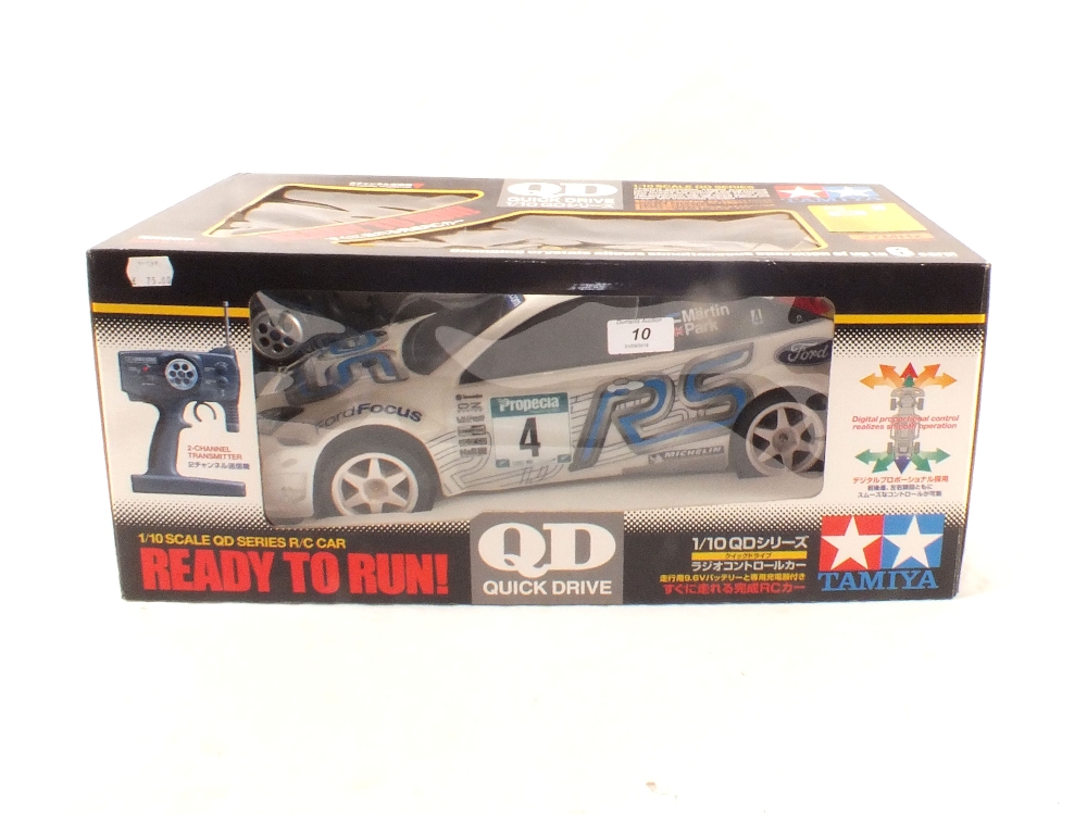 A boxed Tamiya radio controlled Ford Focus RS WRC 03