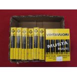 Seventy rare Vihtavuori 16 bore black powder cartridges in original boxes,