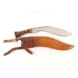 A WWI (PATTERN) kukri with sheath