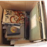 Various ephemera including play and film scripts, A Little Bit on the Side, 67 by Tony Klinger,