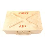 A first aid kit with contents,
