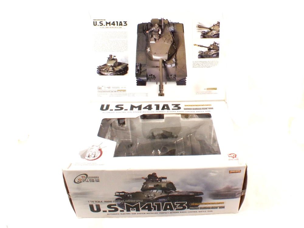 A boxed S.O.S. radio controlled U.S.