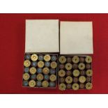 Twenty five 12 bore cartridges hand loaded by Boss & Co Ltd (Eley-Kynoch head stamp) with twenty