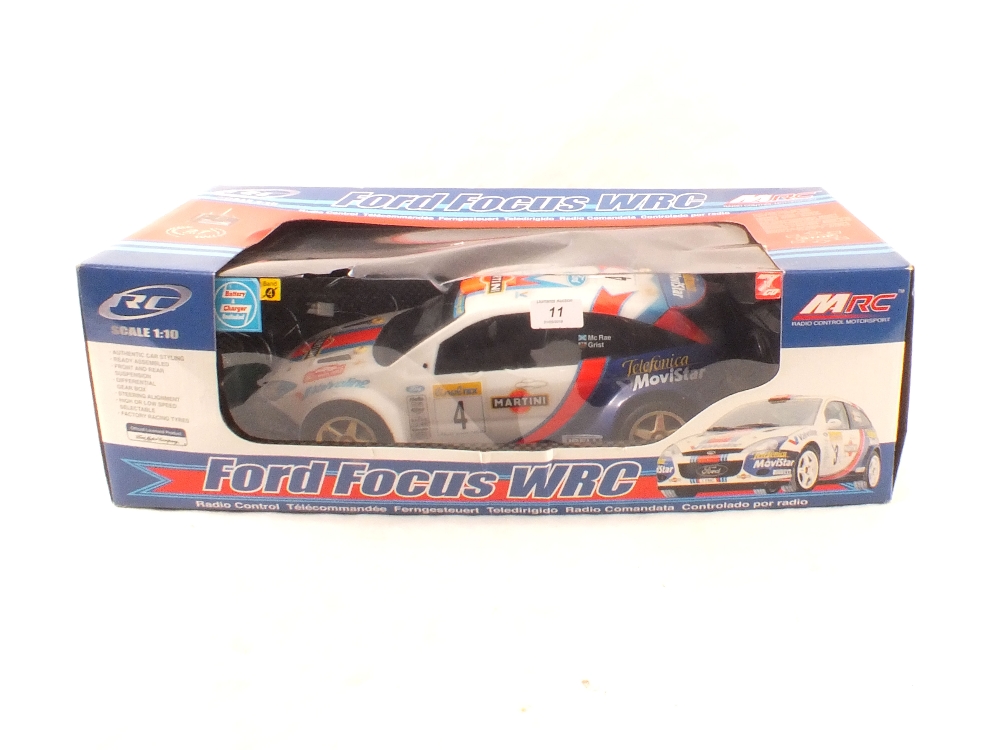 A boxed MRC radio controlled Ford Focus WRC