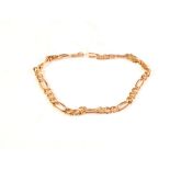 A 9ct gold bracelet (as found)