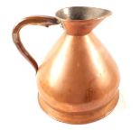 A 19th Century copper four gallon harvest jug by Lumley & Co,