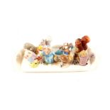 Beswick Beatrix Potter figures, Diggory Diggory Velvet, The Old Woman Who Lived in a Shoe,