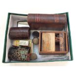 A Victorian mahogany money box,