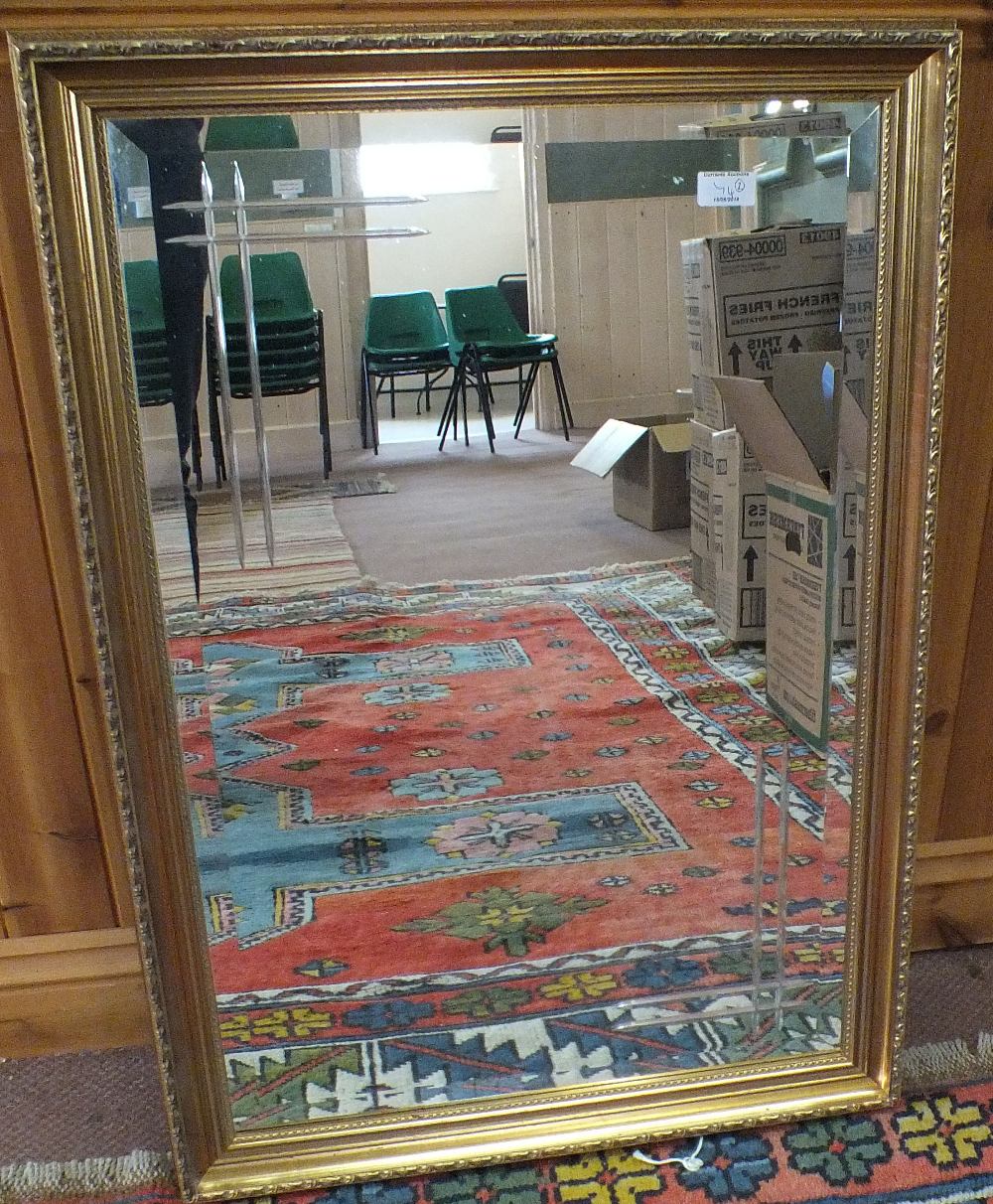 Two sets of scales and weights plus other metal ware and a rectangular gilt mirror - Image 2 of 2