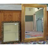 Two gilt wall mirrors