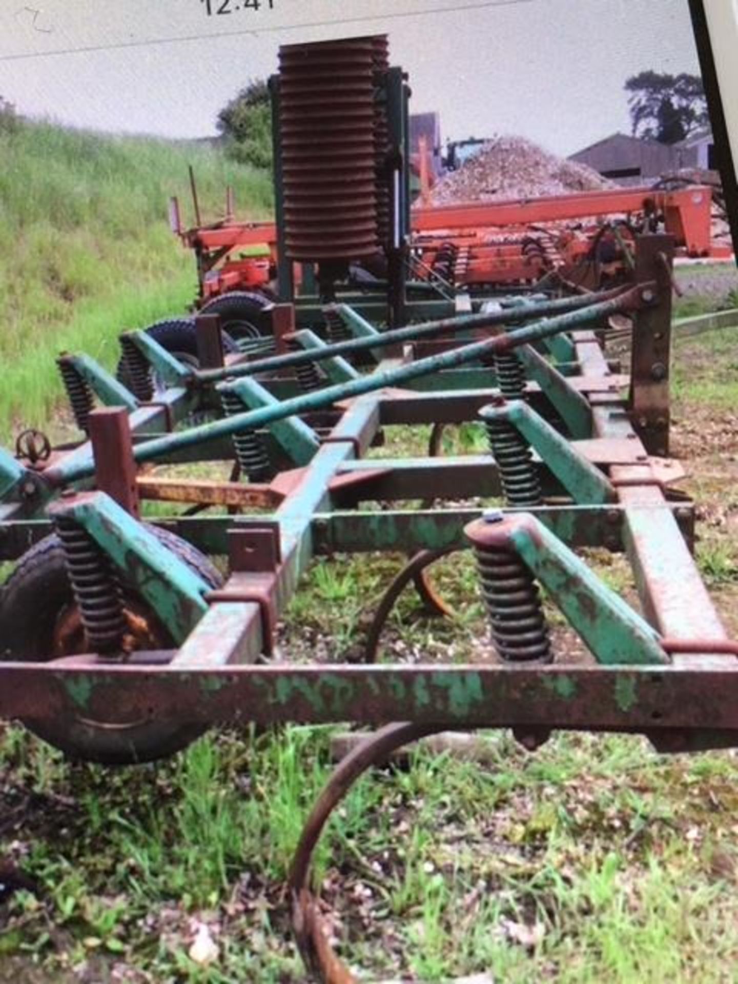 John Deere Cultivator, good working order, 3.75m wide. Stored near Beccles.