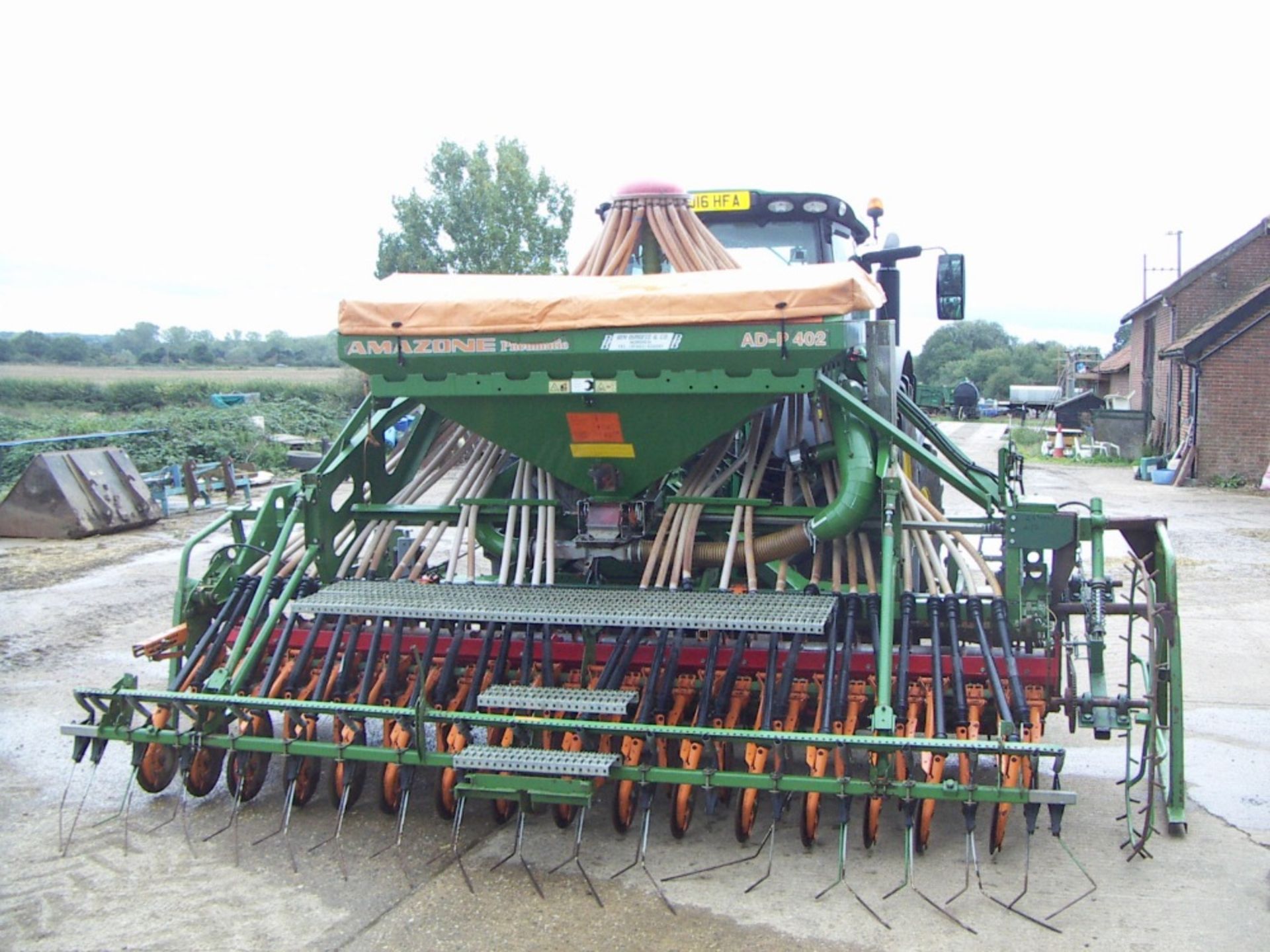 4 metre combination Amazone Drill, Model AD P 402, drill combination new in 1996, - Image 3 of 6