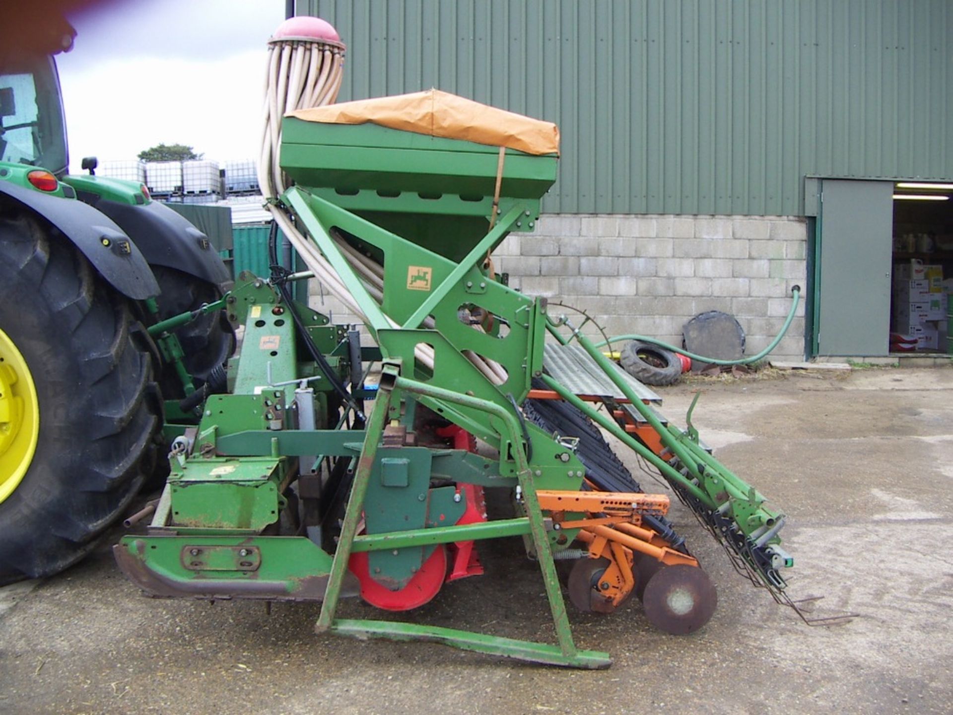 4 metre combination Amazone Drill, Model AD P 402, drill combination new in 1996, - Image 5 of 6