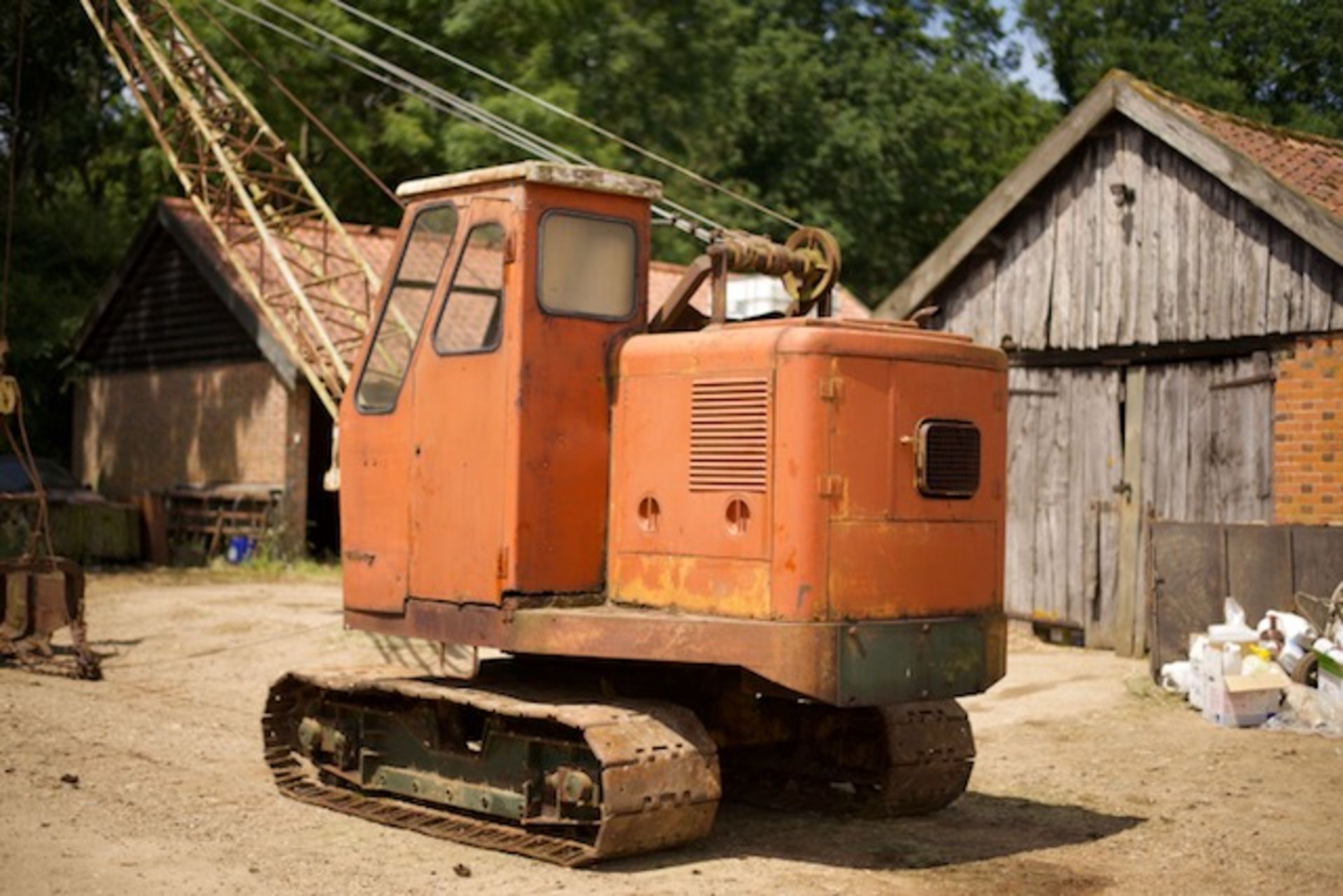 A Priestman drag line model CUBMKV 1964 year serial no. - Bild 3 aus 4