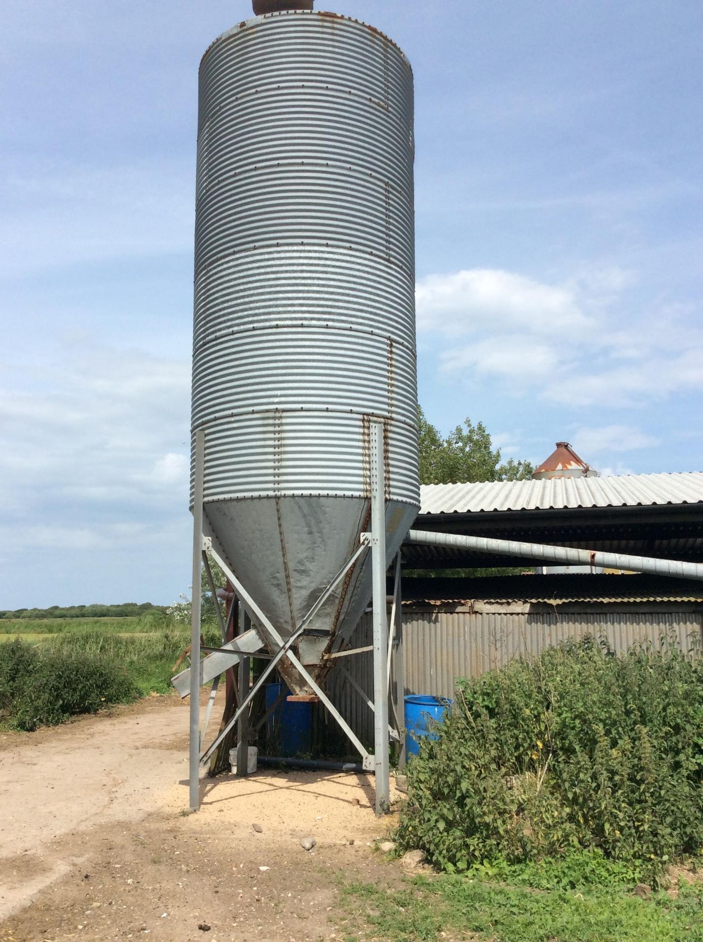 12 tonne food bin. Stored near Waxham.