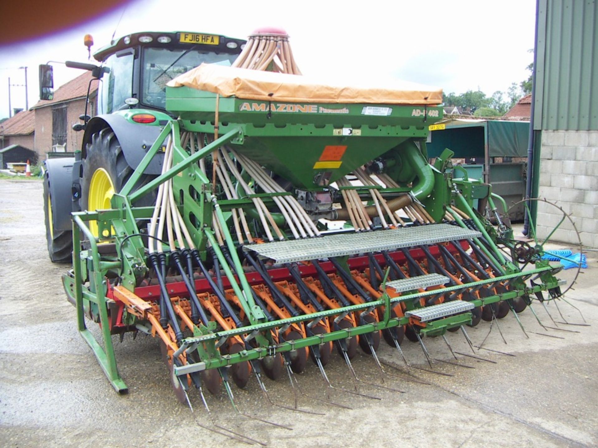 4 metre combination Amazone Drill, Model AD P 402, drill combination new in 1996, - Image 4 of 6