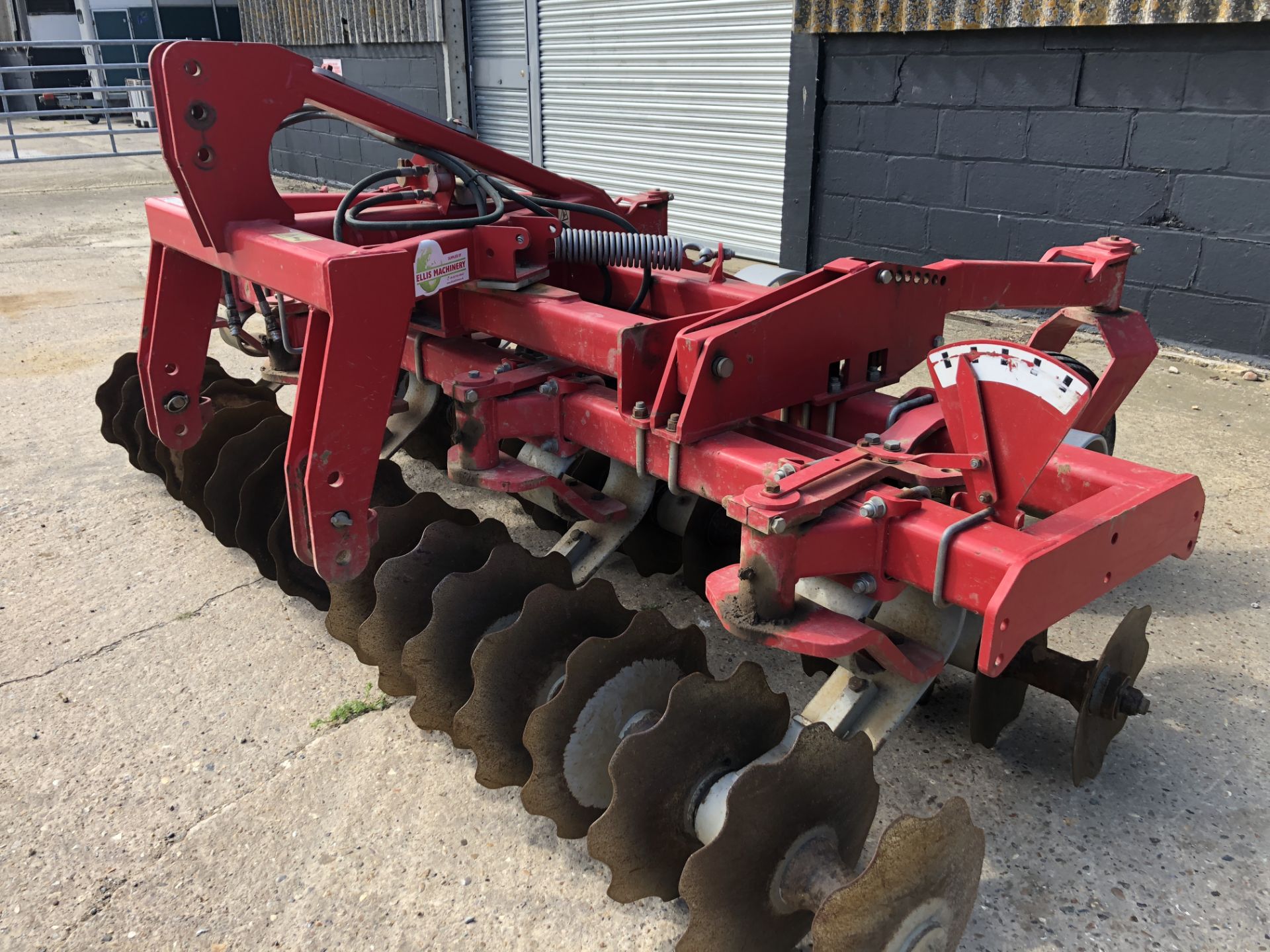 Kongskilde front mounted Terradisc 3m. Stored near Lowestoft. - Image 2 of 6