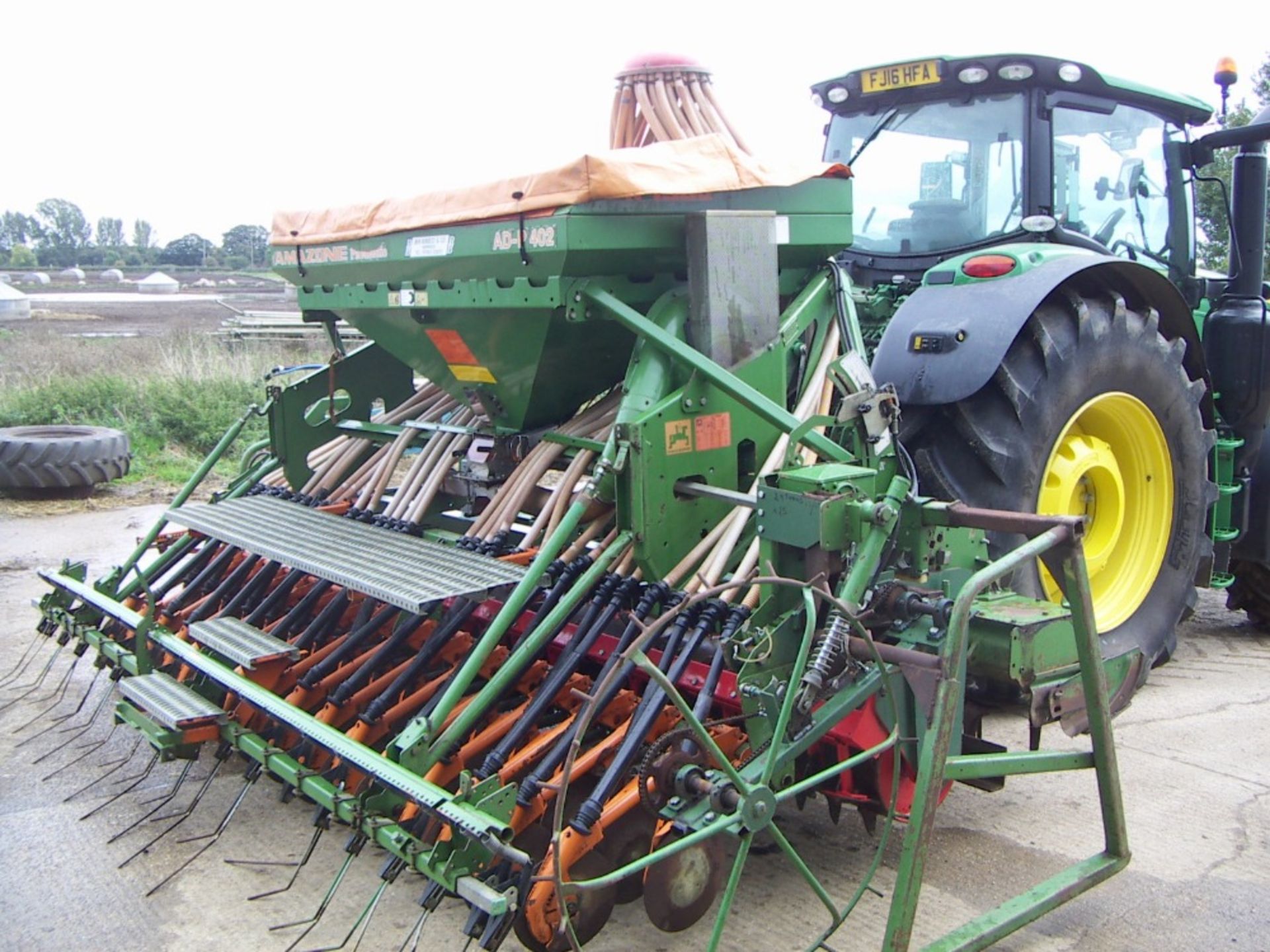 4 metre combination Amazone Drill, Model AD P 402, drill combination new in 1996, - Image 2 of 6