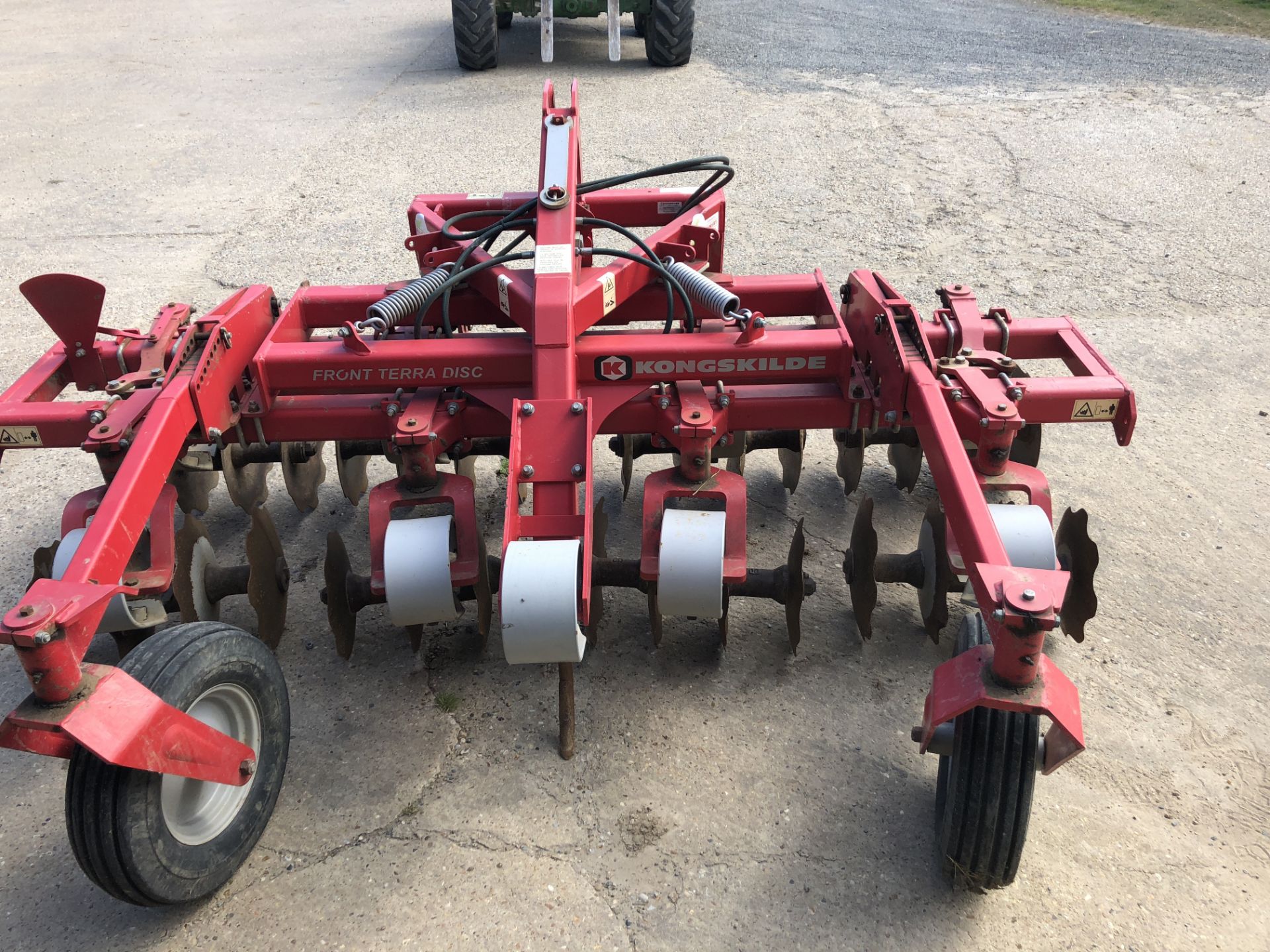 Kongskilde front mounted Terradisc 3m. Stored near Lowestoft.