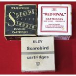 Three boxes of 'collectors cartridges',