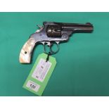 A Smith & Wesson double action first model revolver in .44 Russian cal, S/No.