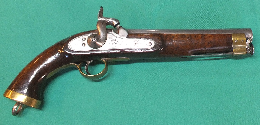 An East India Company percussion holster pistol,