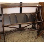 A mahogany book stand