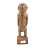 A Congolese standing tribal figure