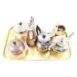 Various items of silver plated ware