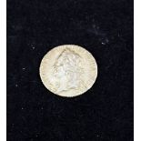 A George II gold 1/2 guinea 1760